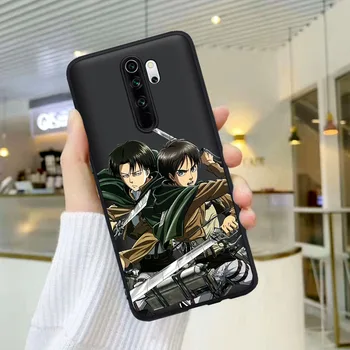 2020 Anime Útok na Titan Zábavné Levi Telefón puzdro Pre Xiao Mi 9T Redmi Poznámka 5 6 7 8 8T 9 9S K30 K20 9T Pro Soft TPU Coque