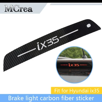 MCrea Auto Auto Styling Black Carbon Fiber Vysokej Brzdového Svetla Dekorácie Odtlačkový Samolepky Pre Hyundai IX35 Príslušenstvo