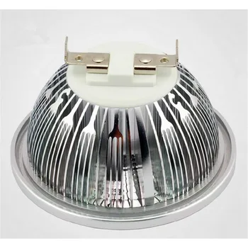 Stmievateľné 15W LED AR111 QR111 GU10 ES111 LED Lampa Vstup AC85-265V DC12V Pozornosti KLASU Svetlo G53 Teplá Biela Studená Biela UPS, DHL