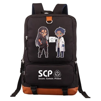 SCP Batoh Plátno Školské tašky pre teenagerov Bežné batoh Muži Ženy Cestovanie Notebook Tašky