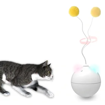 Automatické Elektrické Pet Mačka Hračka 7 farieb LED Svetlá Tichý Motor
