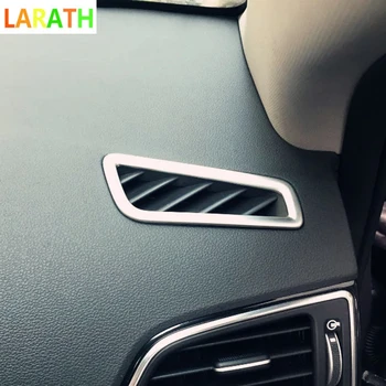 Pre Hyundai Elantra Avante 2016 2017 6. 2ks Interiéru Vozidla Hornej klimatizácia AC Otvory Zásuvky Kryt Výbava Rám Chróm Styling