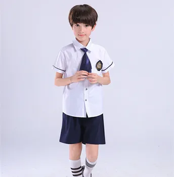 Nový štýl letnej školy jednotný súbor študent jednotné kravatu námorník vyhovovali set kostým japonskej školy jednotné dievča krátky rukáv