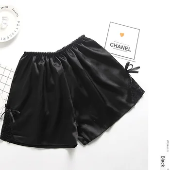 High-Textúra Luk Čipky Bezpečnosti Šortky dámske Letné Klesnutie Spánku Mikro podnik Môže Nosiť Tri Body šortky