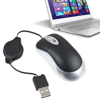 Mini Myš USB Káblové Herné Herné Myši Pre PC, Notebook, Počítač E-sports Predlžovací Kábel Počítača, Myš pre Office