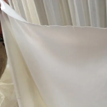 Ice hodváb jednoduché jednofarebné biele svadobné kulisu na pozadí pre svadobné party dekorácie, svadobné biele pozadia fáze