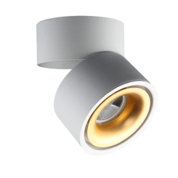 5W LED Povrchovú montáž Stropné Lampy ,Sklopné A 360 Stupňov Otočná Stmievateľné Pozadí Spot Light Osvetlenie Zariadenie Dropship