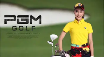 Ženy Golf Trainning T Shirt Priedušná Žena POLO Tričko Krátky Rukáv T-Shirt Lady Quick-Dry Golf Tričko