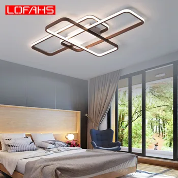 LOFAHS moderné led stropné svietidlo pre obývacej izby, spálne, hliníkové telo diaľkové ovládanie domov stropné svietidlo lesk Kattokruunut