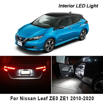 Canbus Pre Nissan Leaf ZE0 ZE1 na roky 2010-2020 Vozidla Interiérové LED Dome Mapu špz Ľahkého Auta Lampy Príslušenstvo