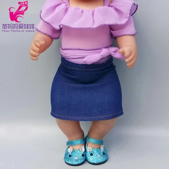 Bábika baletné šaty vhodné na 43 cm new born baby doll oblečenie a american doll oblečenie nosiť