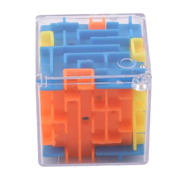 Bludisko Magické Farebné 3D Puzzle Mini Cube Labyrint Rolling Loptu Hračky, Puzzle Hry, Deti, Vzdelávacie Hračky