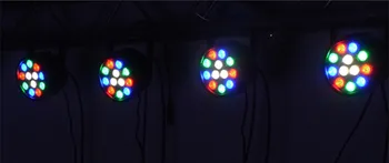Nový príchod Vysoký jas 12x1W svetla na pozadí svadobné štádium RGBW 30W led par svetlo pre strany, bar disco dj show