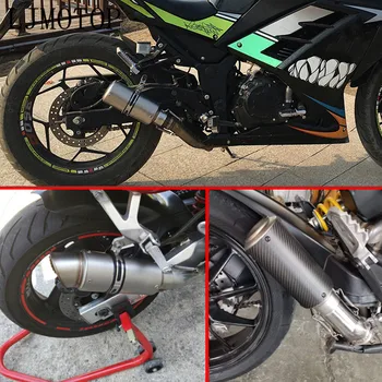 Motocykel výfukových uniknúť Upravené Uhlíkových vlákien Moto Výfukový systém Pre YAMAHA vmax 1200 1700 v max tenere 700 xtz700 xjr1300