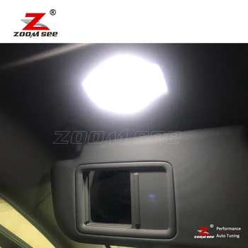 Biele LED Reverzné zadné svetlo + LED dosku lampa + interiérové LED stropné svetlo zrkadlo držiak pre žiarovku pre Toyota RAV4 MK III 3 (2006-2012)