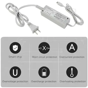 US/EU Plug 100-240V AC Adaptérom Domov Stenu Napájanie pre Nintendo WiiU Wii U Gamepad Joypad Radič nabíjačky