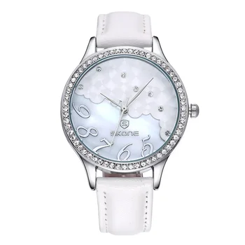 2020ladies nové luxusné crystal diamond fashion luxusné hodinky multi-function quartz kožené hodinky dámy a ženy relogio feminino