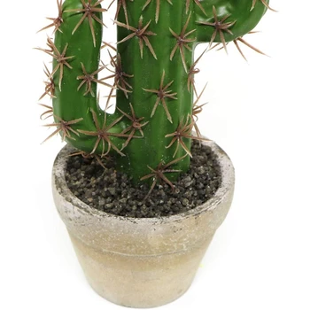 2 ks Umelých Plastických Kaktus Succulents Kaktusová Figa Črepníkové Rastliny Simulácia Home Office Desktop Dekorácie