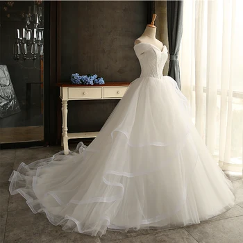 Úžasné, Najlepšie Predaj Vestidos De Novia Čipky späť Svadobné Šaty A-Line Svadobné Šaty