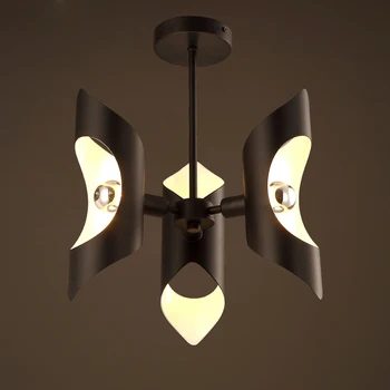 Moderný prívesok svetlá pre obývacia izba jedáleň Osvetlenie black zariadenia