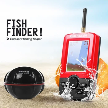 Vonkajšie Prenosné Smart Hĺbka Ryby Finder s 125 KHZWireless Sonar Senzor Zdravšie ABS Ryby Finder Rozsah 100 M Rybárske Nástroj