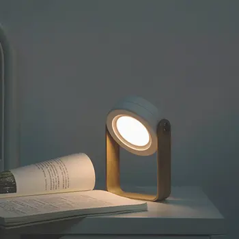 LED Skladacie Stolové Svietidlo Svietidlo svetlo USB Nabíjateľné Dotykový Snímač Dimmer Prepínač Stolná Lampa Pre Nočné Čítanie Outdoor Camping