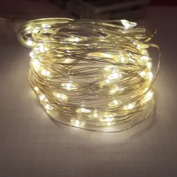 Led Vodotesný Medený Drôt String Svetlo Svietidla Nočné Svetlo Vianočné Tvorivé Miestnosti Dekorácie Svetlá Strana Žiariace Nástroje